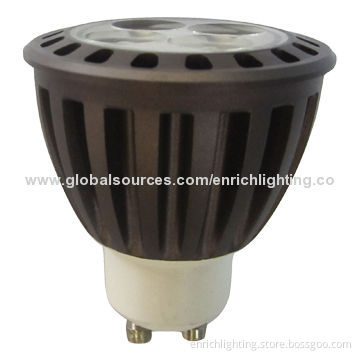 4/5W GU10 LED Spotlight Bulb with 85 to 265V AC Input Voltage and Aluminum HousingNew
